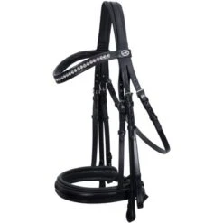 Schockemöhle Stang En Trens Hoofdstel Classic Line Barcelona Zwart/zilver