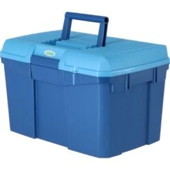 Kerbl Poetsbox Waar Je Op Kan Staan Marine/lichtblauw