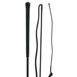 Dublin Longeerzweep Zwart 160cm