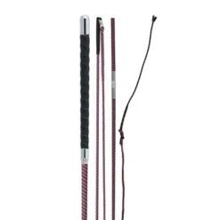 Whip & Go Longeerzweep Swivel Bordeaux/Grijs 200cm