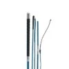 Whip & Go Longeerzweep Tourillon Deelbaar Zwart/Turquoise 200cm