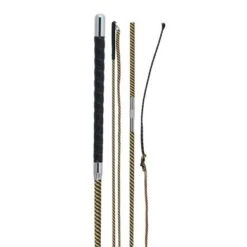 Whip & Go Longeerzweep Tourillon Deelbaar Navy/Goud 200cm