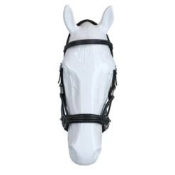 F.R.A. Bitloos Hoofdstel Flandy Side Pull Rubbergrip Lederen Teugel Zwart -Waldhausen || Kentucky Horsewear || Norton Verkoop agradi 44874698 3.c32203