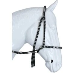 F.R.A. Bitloos Hoofdstel Igor Vaste Teugel Katoen Zwart/Wit -Waldhausen || Kentucky Horsewear || Norton Verkoop agradi 44874735 4.eb84a0