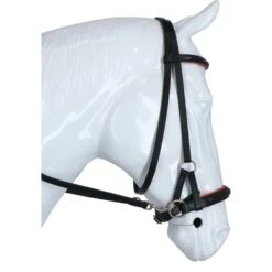 F.R.A. Bitloos Hoofdstel Pardoes Deluxe Side Pull Lederen Teugels Zwart/Oranje Cob -Waldhausen || Kentucky Horsewear || Norton Verkoop agradi 44874984 4.247917