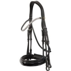 BR Hoofdstel Swindon II Stang/Trens Zwart/Zilver Full