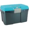 Hippotonic Poetskoffer Navy/Turquoise 40x27,5x24,5cm