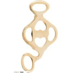 F.R.A. Hackamore Scharen Love Set Brass 10cm