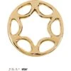 F.R.A. Hackamore Scharen Star Set Brass 8,5cm
