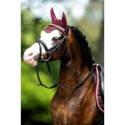 HB Oornetje Met Trydac Swarovski Steentjes Burgundy -Waldhausen || Kentucky Horsewear || Norton Verkoop hb 1334.48f508