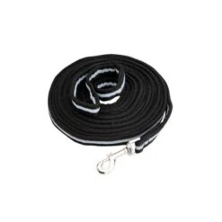 Horka Longeerlijn Soft Zwart 8m