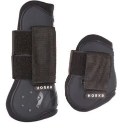 Horka PVC Beenbeschermerset Strass Set 4 Zwart