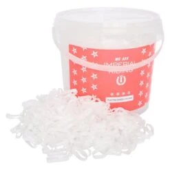 Imperial Riding Manenelastiekjes Profi-Box 400gr Wit