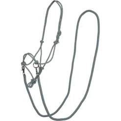 Imperial Riding Bitloos Hoofdstel Free Ride Rope Met Teugels Dark Sage Cob