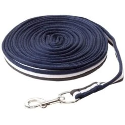 Kavalkade Longeerlijn BlackDuo 25mm Antraciet/Wit/Navy 8m