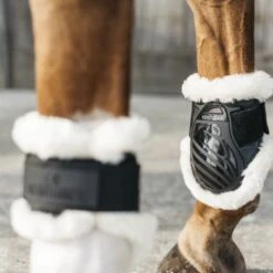 Kentucky Horsewear Kentucky Strijklappen Young Horse Vegan Sheepskin Zwart