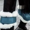 Kentucky Horsewear Kentucky Strijklappen Young Horse Vegan Sheepskin Emerald