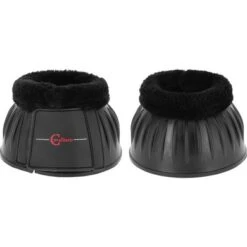 Covalliero Springschoenen Teddy Fleece Rubber Zwart/Zwart XXFull