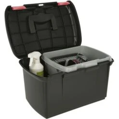 Kerbl Grooming Box Arezzo Verwijderbaar Inzetstuk Black/Fuch