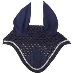 Kavalkade Oornetje Met Strassstenen Marine