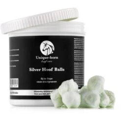 Unique-horn Hoof Care Silver Hoof Balls Ca 100st