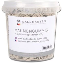 Waldhausen Manenelastiekjes In Emmer Wit 400g