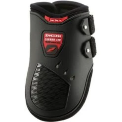 Zandona Strijklappen Carbon Air Velcro Fetlock Zwart XL