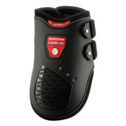 Zandona Strijklappen Carbon Air Balance Velcro Fetlock Zwart